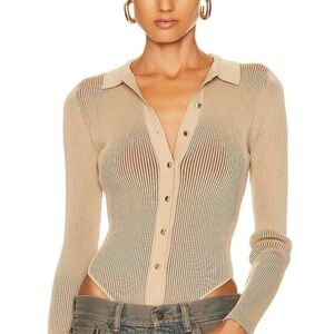 SER.O.YA Nala Bodysuit in Beige 🤎